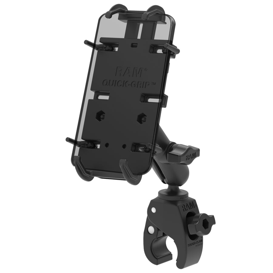 RAM® Quick-Grip™ XL Phone Mount with Small Tough-Claw™ Base - Medium