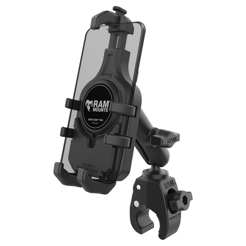 RAM® Quick-Grip™ Pro Phone Mount with Small Tough-Claw™ Base - Medium