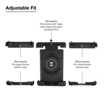 RAM® Quick-Grip™ Pro XL Tough-Claw™ Mount with Qi2 15W Wireless Charger