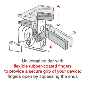 RAM® Finger-Grip™ Universal Mount with Small Tough-Claw™