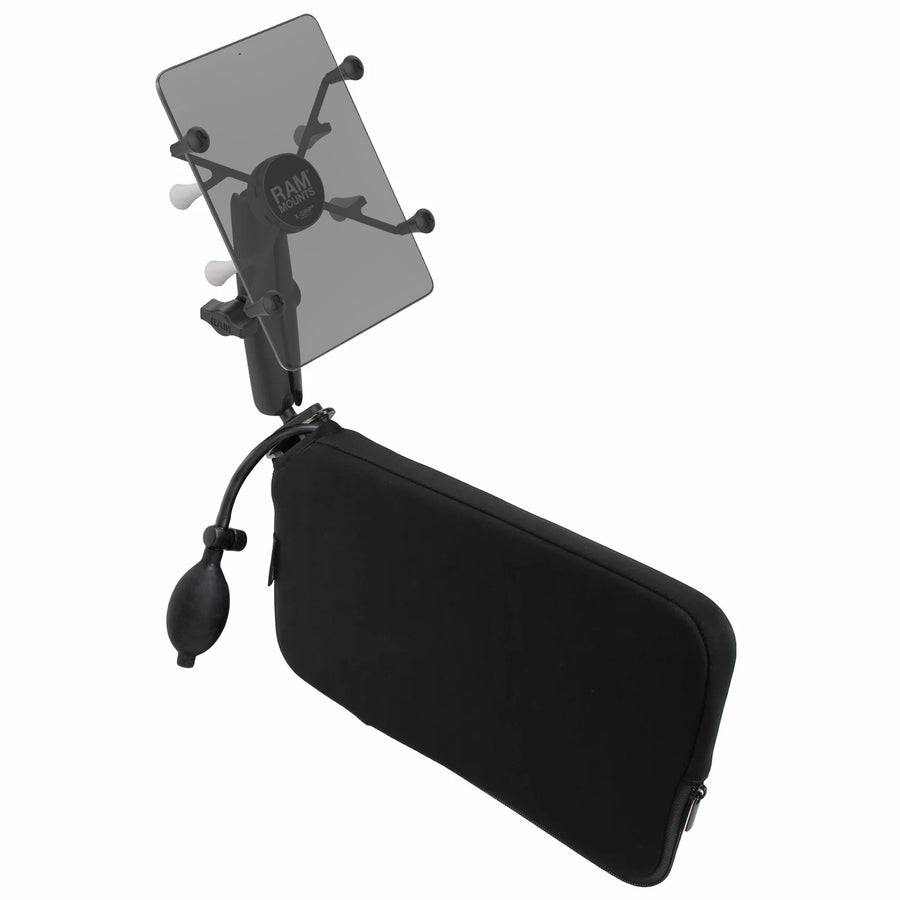 RAM® X-Grip® with RAM® Tough-Wedge™ & Pump for 7"-8" Tablets - Long Arm