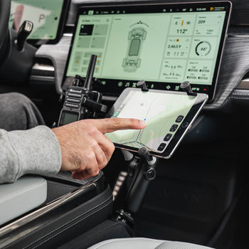 RAM® X-Grip® Mount with RAM® Tough-Wedge™ for 7"-8" Tablets - Long Arm