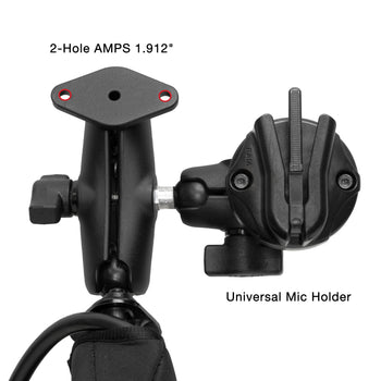 RAM® Tough-Wedge™ Temporary Radio + Mic Vehicle Mount Bundle