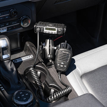 RAM® Tough-Wedge™ Temporary Radio + Mic Vehicle Mount Bundle