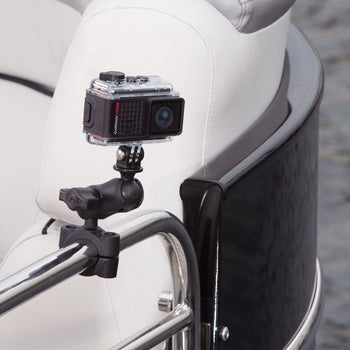 RAM® Torque™ Large Rail Base with Universal Action Camera Adapter
