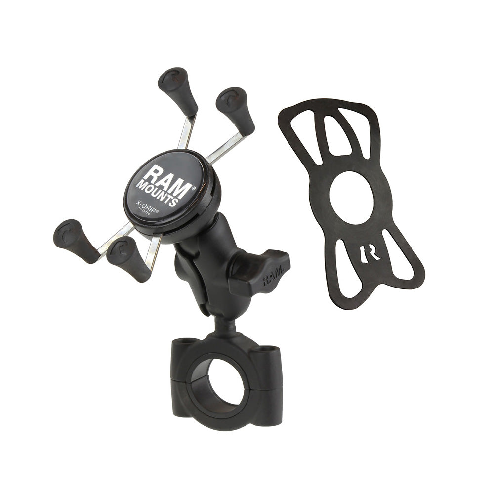 RAM® X-Grip® Phone Mount with RAM® Torque™ Large Rail Base - Short