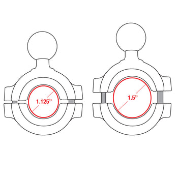 RAM® Torque™ Large Rail Base - B Size