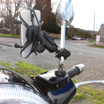 RAM® X-Grip® Phone Mount with RAM® Torque™ Small Rail Base - Short