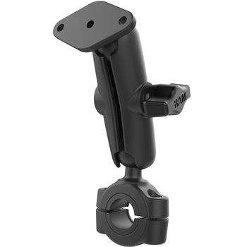 RAM-B-408-75-1-238U:RAM-B-408-75-1-238U_1:RAM Torque™ Medium Rail Double Ball Mount with Diamond Plate