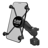 RAM-B-408-75-1-UN10U:RAM-B-408-75-1-UN10U_1:RAM® X-Grip® Large Phone Mount with Torque™ Medium Rail Base Medium Arm