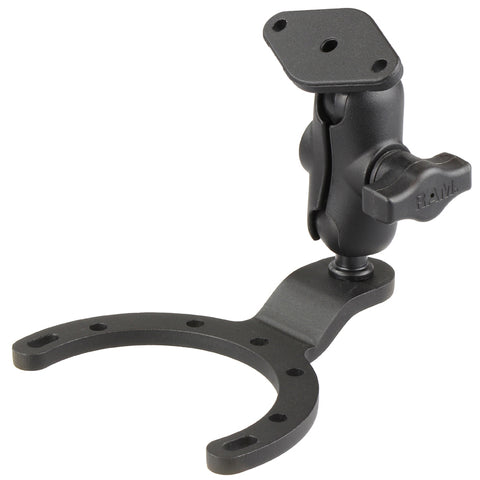 RAM® Large Gas Tank Mount with Diamond Plate