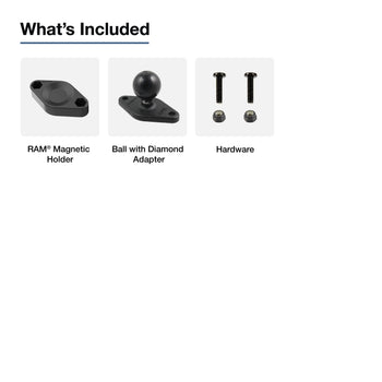 RAM® Magnetic Microphone Adapter with Ball