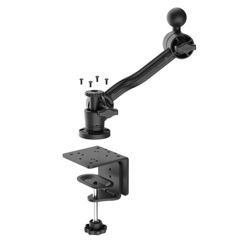 RAM® Heavy Duty C-Clamp Base with Swivel Ratchet Arm & Ball - C Size