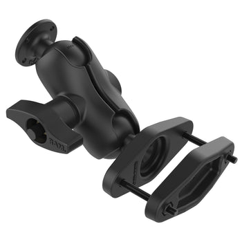 RAM® 4" Square Post Clamp Mount with Round AMPS Plate - D Size