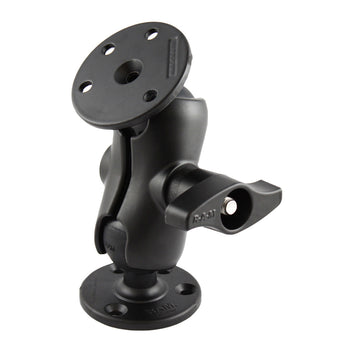 RAM-D-101U-C:RAM-D-101U-C_1:RAM Double Ball Mount with Two Large Round Plates - D Size Short