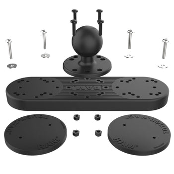 RAM® Tough-Mag™ Double Magnetic Heavy Duty Mount - D Size Short