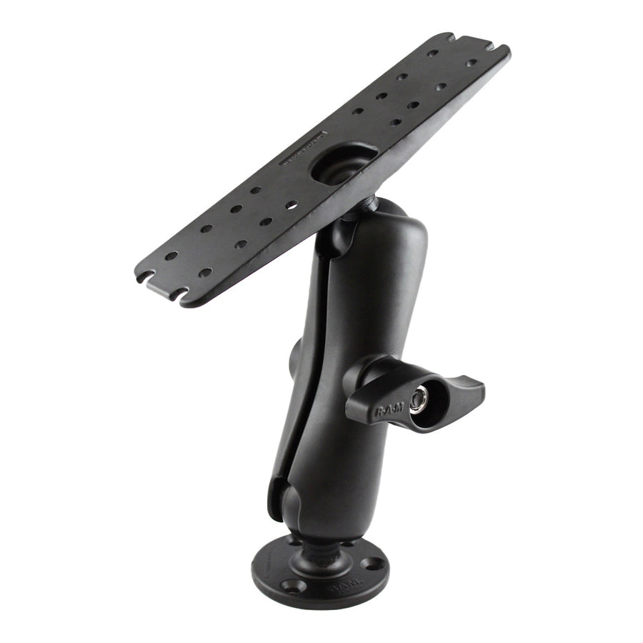 RAM® Large Marine Electronics Mount with Jam Nut - Medium
