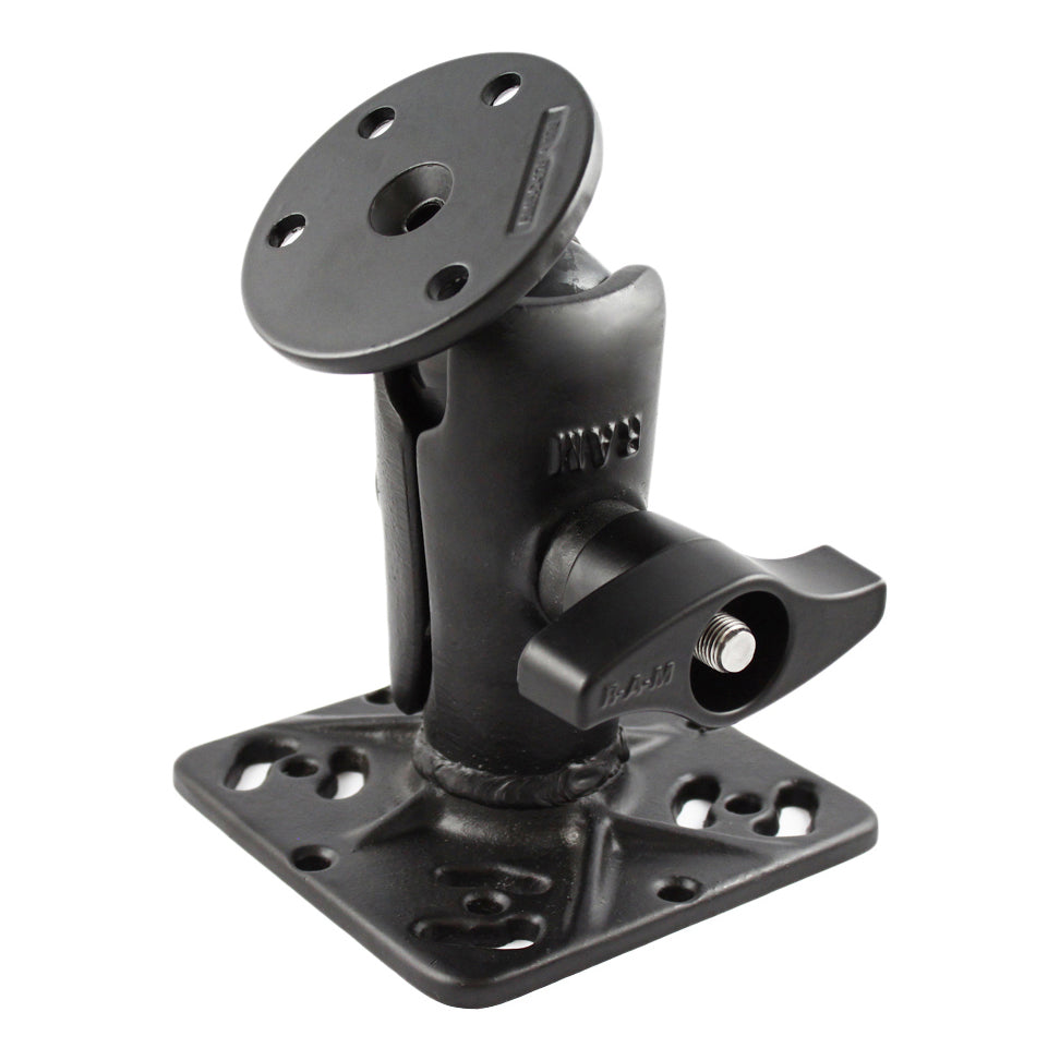 RAM® Drill-Down Mount with Single Socket Arm & Large Round Plate – RAM ...