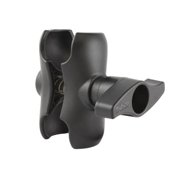 RAM-D-201U-C-MI1:RAM-D-201U-C-MI1_1:RAM Double Socket Arm with Jam Nut - D Size Short