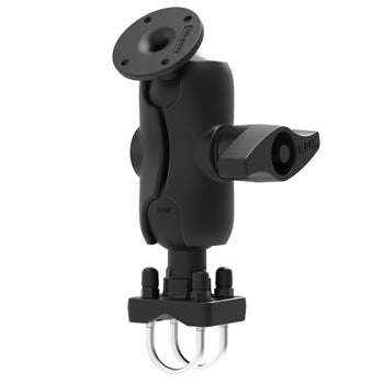 RAM-D-254-C-235U:RAM-D-254-C-235U_1:RAM Double U-Bolt Rail Mount with Round AMPS Plate