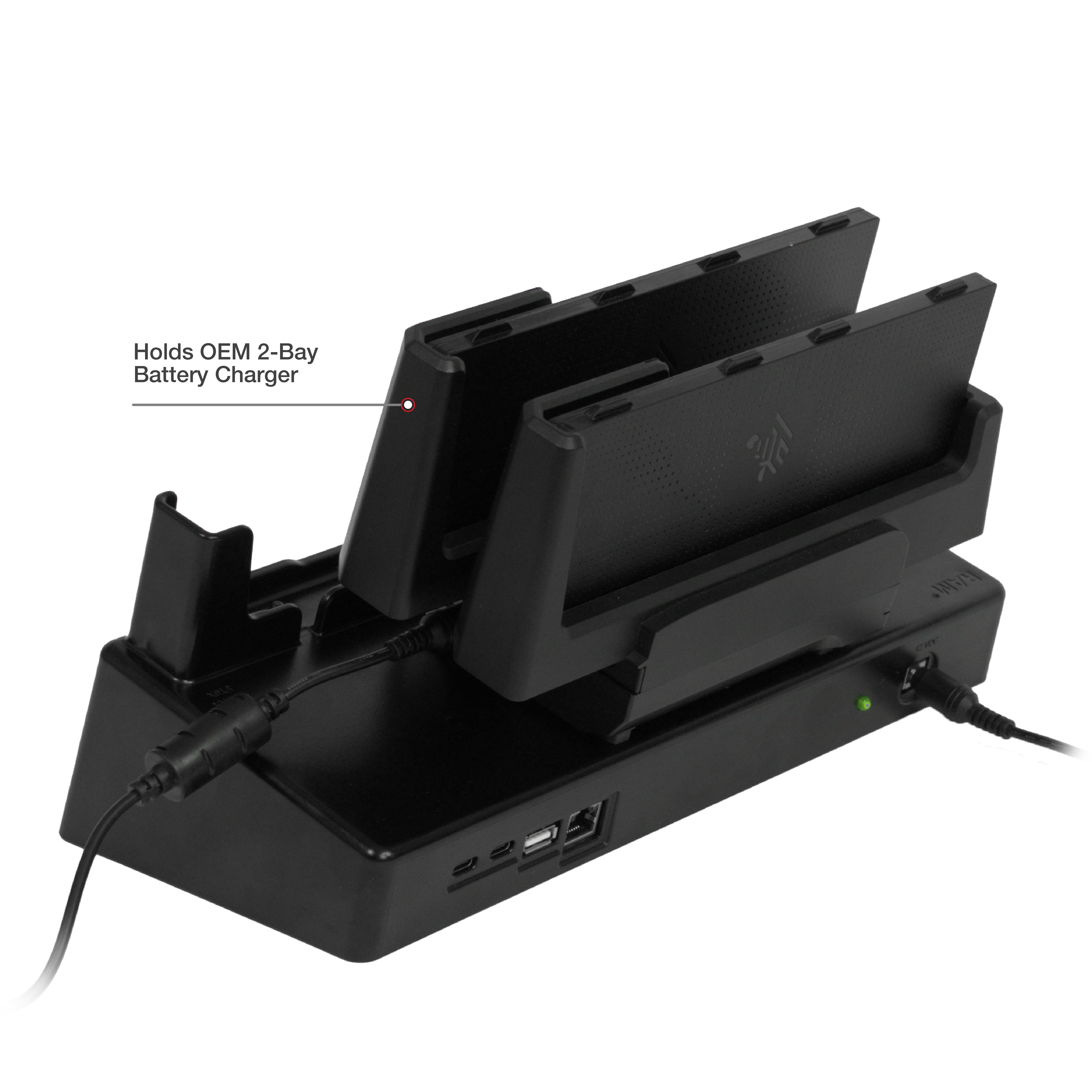 andwang Check Ribbon Docking Tee ブラック RAM® Desktop Dock for Zebra ET6x with USB & RJ45 Support – RAM Mounts
