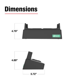 RAM® Desktop Dock for Zebra ET6x with USB & RJ45 Support