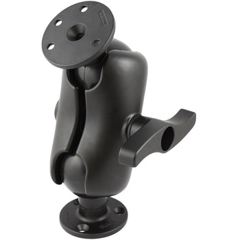 RAM-E-101U-D:RAM-E-101U-D_1:RAM Double Ball Mount with Two Large Round Plates - E Size Short