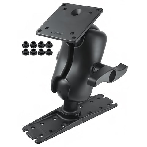 RAM® Ball Mount with 100x100mm VESA Plate & Large Electronics Plate