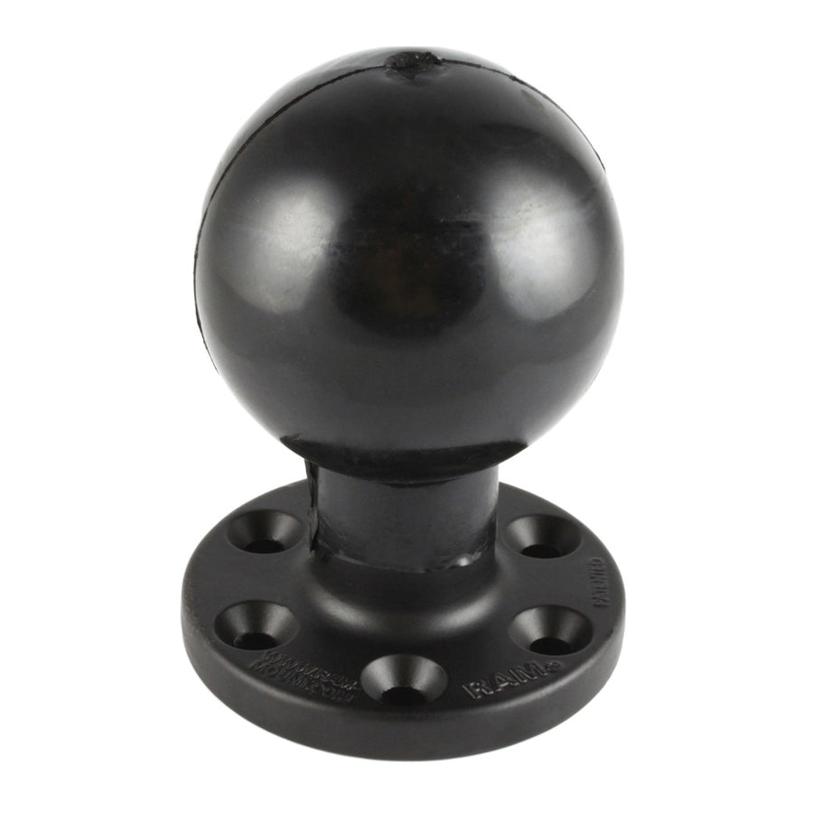 RAM® Large Round Plate with 6-Hole Pattern and Ball - E Size