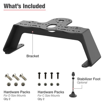 RAM® Heavy Duty Fishfinder Deck Mount