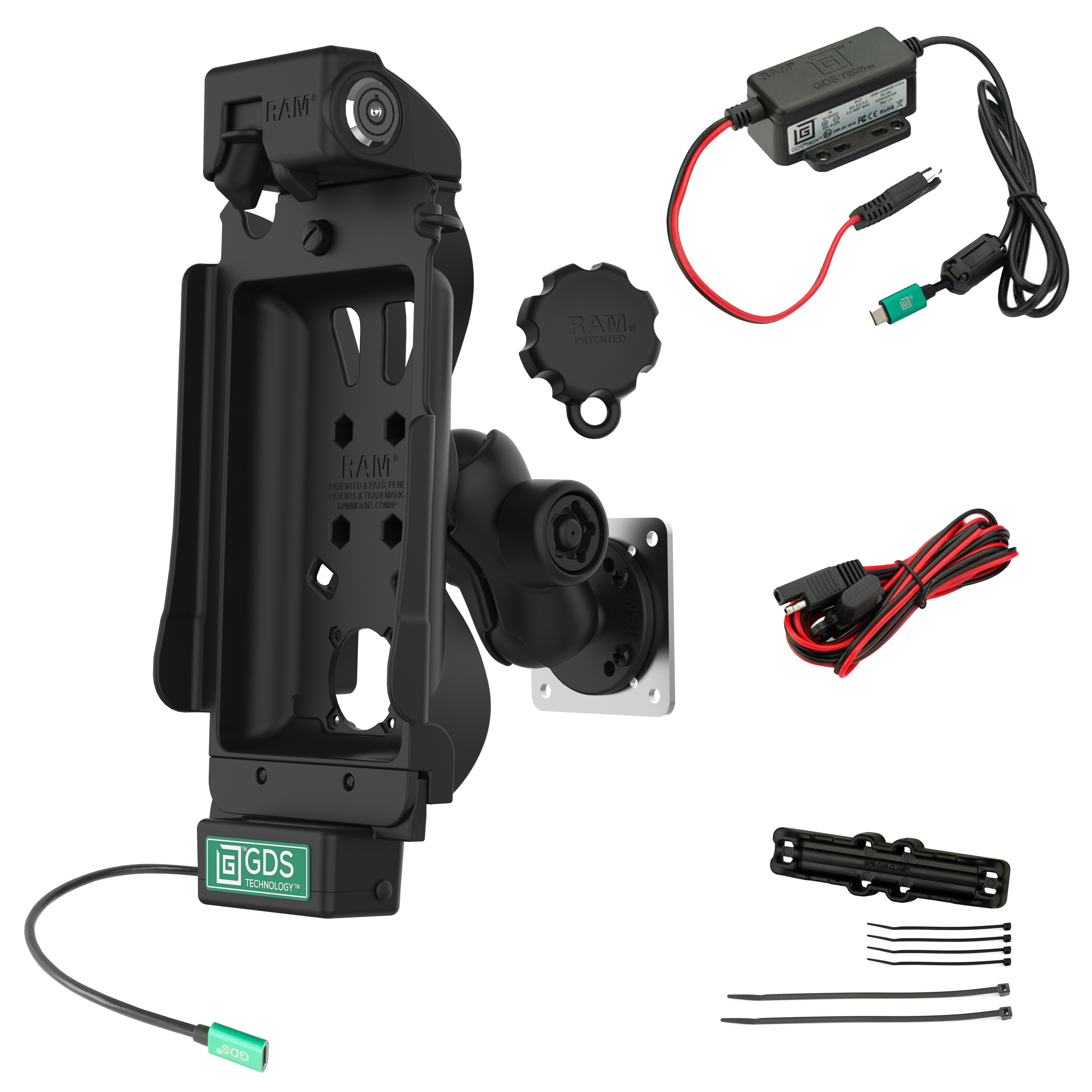 GDS® Tough-Dock™ Locking Vehicle Bundle for Samsung Tab A7 Lite