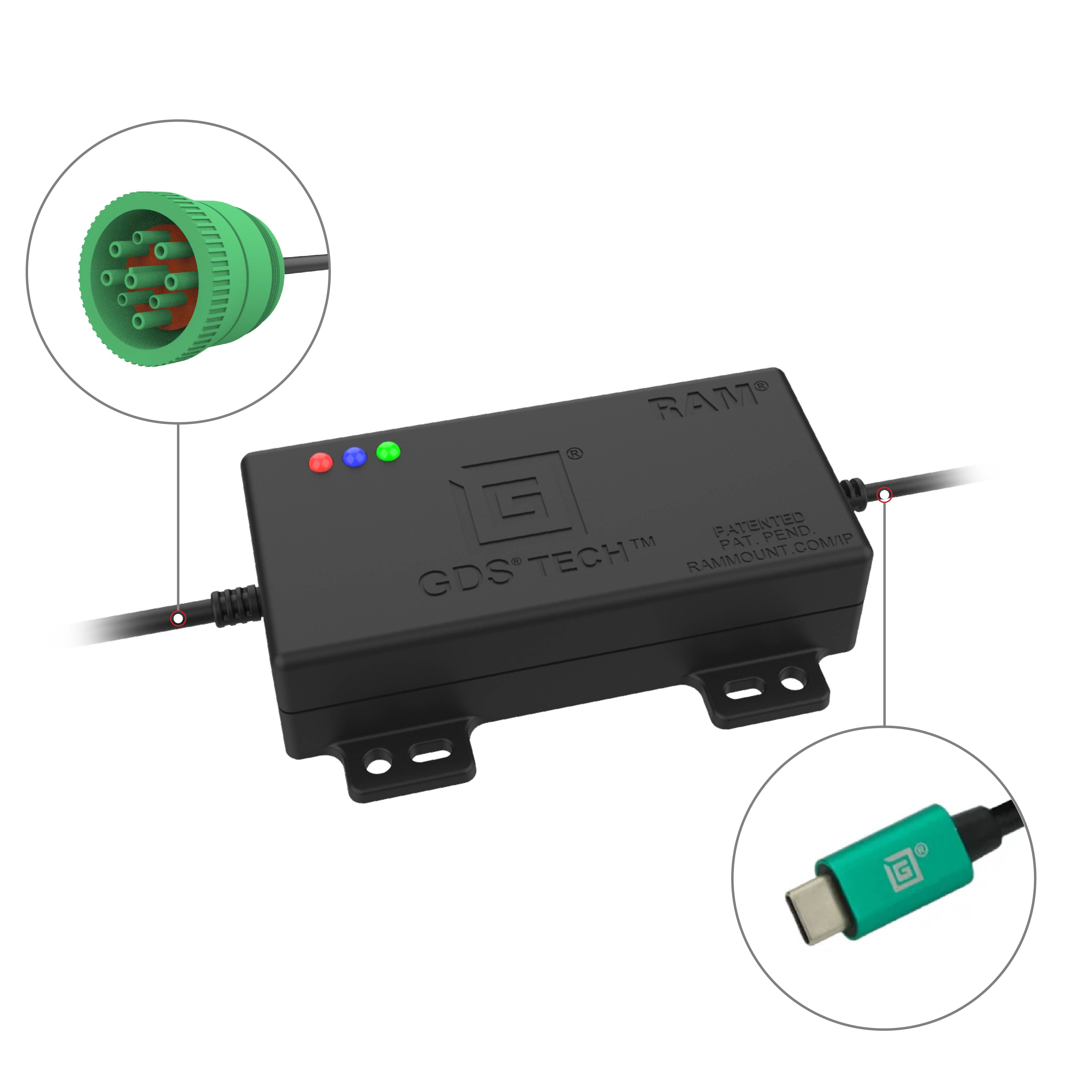 GDS® CAN Bus with 9-Pin Connector – RAM Mounts