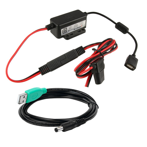 GDS® Modular 10-30V Hardwire Charger with USB-A to DC Cable