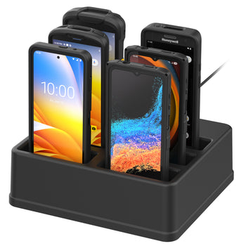 RAM-GDS-DOCK-6G15P:RAM-GDS-DOCK-6G15P_1:GDS 6-Port Powered Dock for Handhelds with IntelliSkin