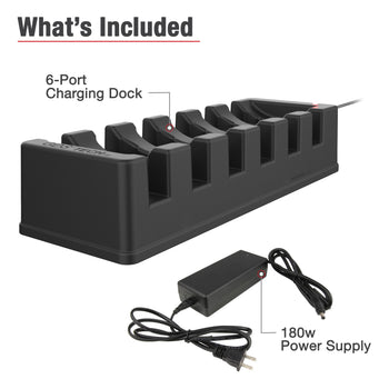 GDS® 6-Port Powered Dock for Tablets with IntelliSkin®