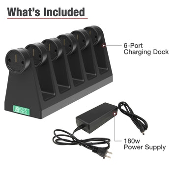 GDS® Uni-Conn™ 6-Port Powered Dock for Tablets with IntelliSkin®
