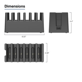 GDS® 6-Port Powered Dock for Handheld Devices in IntelliSkin®