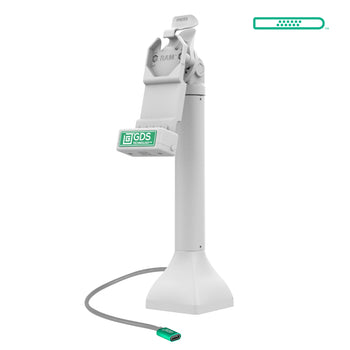 RAM-GDS-DOCK-D11-14-U1C-GRY:RAM-GDS-DOCK-D11-14-U1C-GRY_1:GDS Uni-Conn™ 14" Pedestal Dock with USB-C - Gray