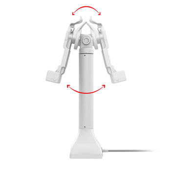 GDS® Uni-Conn™ 14" Pedestal Dock with PoE - Gray