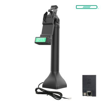 RAM-GDS-DOCK-D11-14-U1E:RAM-GDS-DOCK-D11-14-U1E_1:GDS Uni-Conn™ 14" Pedestal Dock with PoE