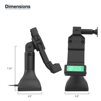 GDS® Uni-Conn™ 7" Pedestal Dock with USB-C