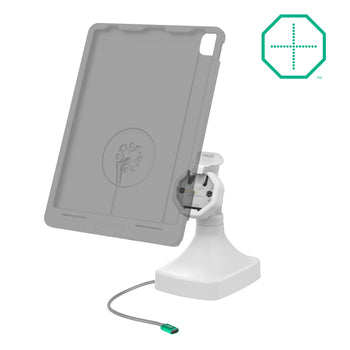 GDS® Uni-Conn™ Powered Tilt & Swivel Dock with USB-C + Data - Gray