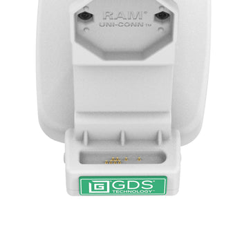 GDS® Uni-Conn™ Tilt & Swivel Dock with PoE + Data - Gray