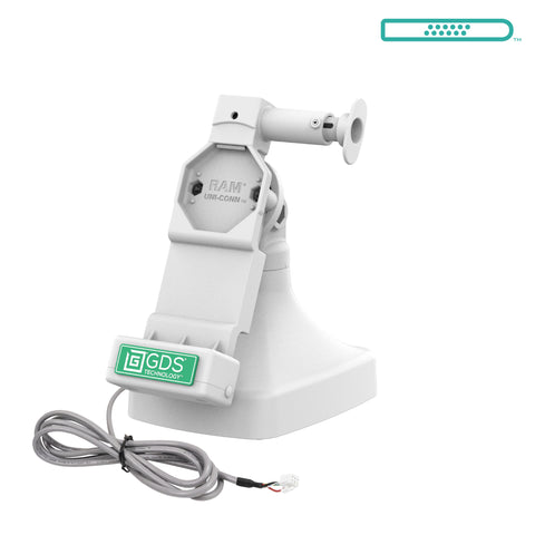 GDS® Uni-Conn™ Tilt & Swivel Dock with PoE - Gray