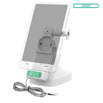 GDS® Uni-Conn™ Tilt & Swivel Dock with PoE - Gray