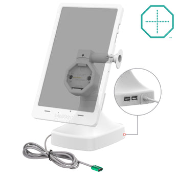 GDS® Uni-Conn™ Powered Tilt & Swivel Dock with USB-C + Data - Gray