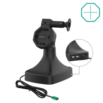 RAM-GDS-DOCK-D14-U5C-2A:RAM-GDS-DOCK-D14-U5C-2A_1:GDS Uni-Conn™ Powered Tilt & Swivel Dock with USB-C + Data