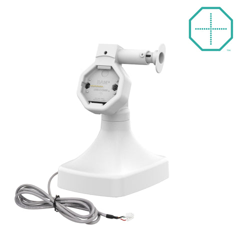 GDS® Uni-Conn™ Powered Tilt & Swivel Dock with PoE - Gray