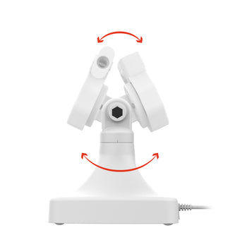 GDS® Uni-Conn™ Powered Tilt & Swivel Dock with PoE - Gray