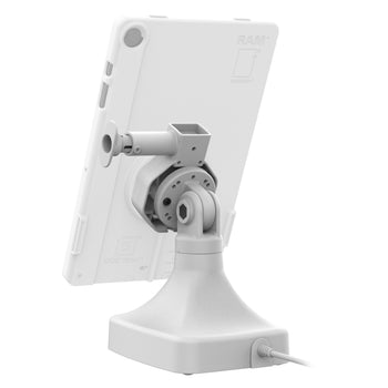 GDS® Uni-Conn™ Powered Tilt & Swivel Dock with PoE - Gray